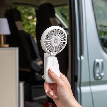 Вентилятор акумуляторний Bo-Camp Mini Fan With Clamp White (8520960)