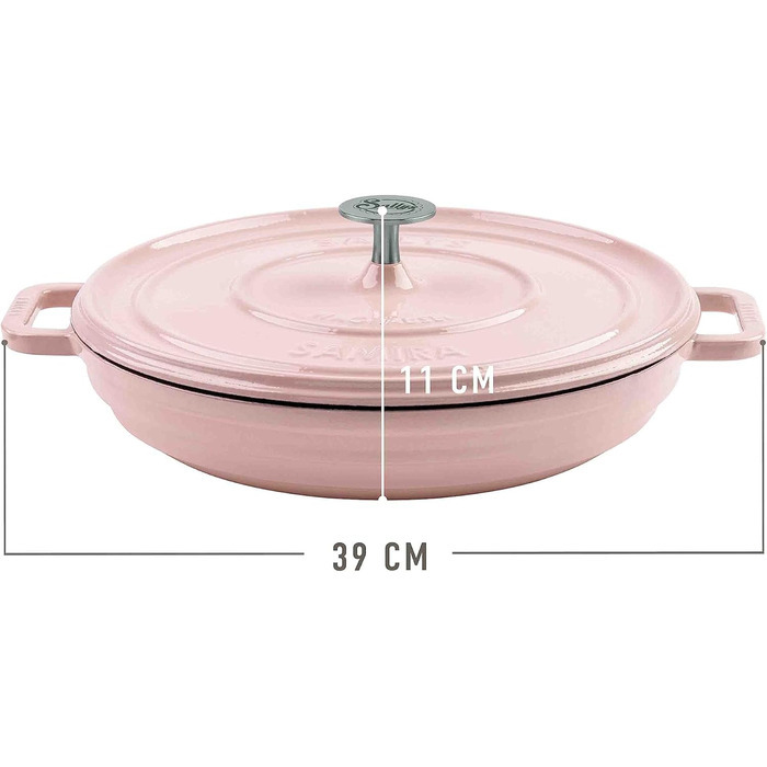 Чавунна каструля Sally's 'Samira deluxe - міцна та високоякісна перлина для ідеального приготування їжі - об'ємом 2,2 літра, для в