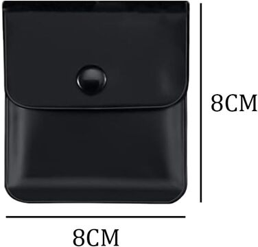 Кишенькова попільничка TRKETK 6 шт. , вогнетривка багаторазова сумка EVA без запаху, портативна попільничка без запаху для сигаретного попелу, компактна сумка без запаху для курців на відкритому повітрі, подорожі додому (6 стилів)