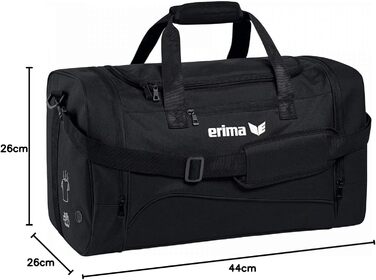 Спортивна сумка Erima Club 1900 2.0, чорна, розмір S