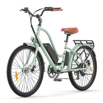 Міський електровелосипед Touroll B2 26 дюймів з двигуном 250 Вт 50 Нм та знімним акумулятором 36 В 561,6 Втгод, міський велосипед з педелектом, електричний велосипед, 25 км/год, запас ходу 100 км, електровелосипеди для дорослих, чоловіків та жінок, міськи