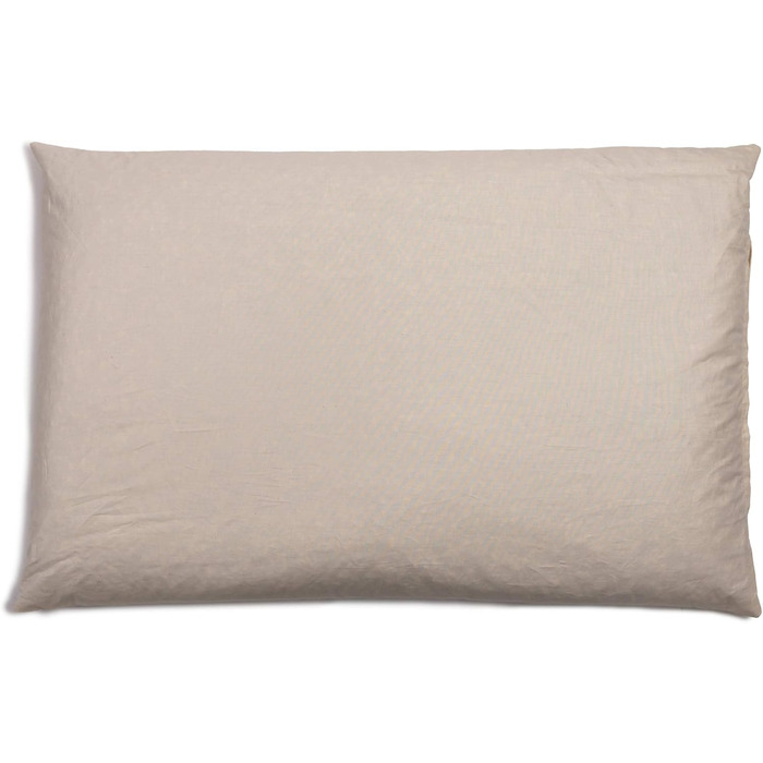 Подушка GIRAFFENLAND з органічного проса 40x60 см, подушка для сну з органічного перкалю органічний наповнювач, прямий наповнювач Нефарбована та невідбілена - подушка для голови з просом