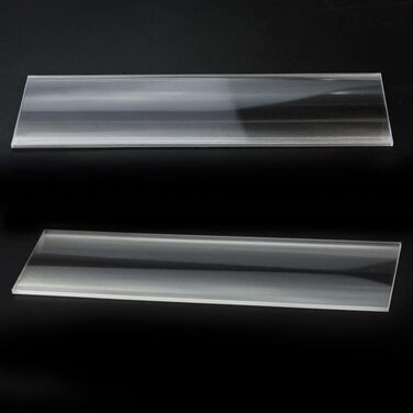 Мм оптична лінійна лінза Френеля PMMA фокусна відстань 150 мм проектор площина лупа концентратор сонячної енергії, 187*50