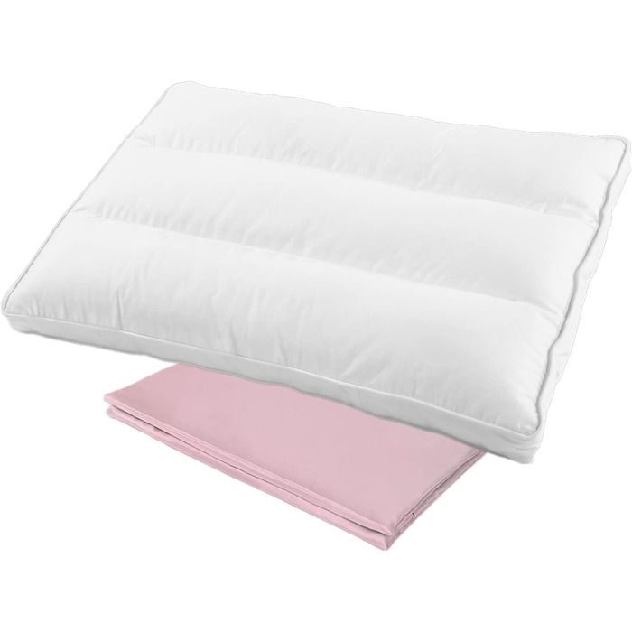 Подушка для немовлят Aisawate з наволочкою - 33x48 см М'яка дитяча подушка з органічної бавовни для сну - Подушка для немовлят, що