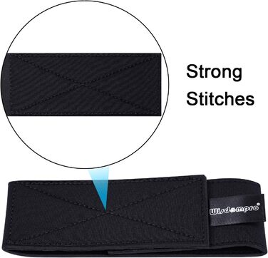Еластичні стрічки wisdompro, 1 пара, 5 см x 33 см, застібка-липучка для стягування штанин та рукавів, ремінці-липучки для ходьби по воді, риболовлі, велоспорту, 5 см x 38 см
