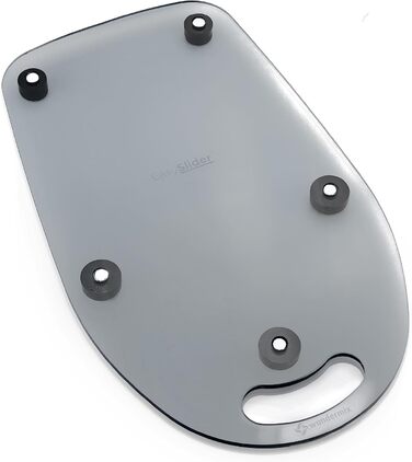 Ковзаюча дошка з акрилового скла EasySlider ковзаюча дошка KitchenAid ковзаюча дошка для KitchenAid планер для кухонного комбайна акрилова підкладка (прозорий сірий)