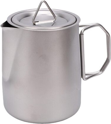 Набір для чаю з нержавіючої сталі Bnineteenteam, портативний чайник з ситечком та 4 чашки в чохлі для кемпінгу