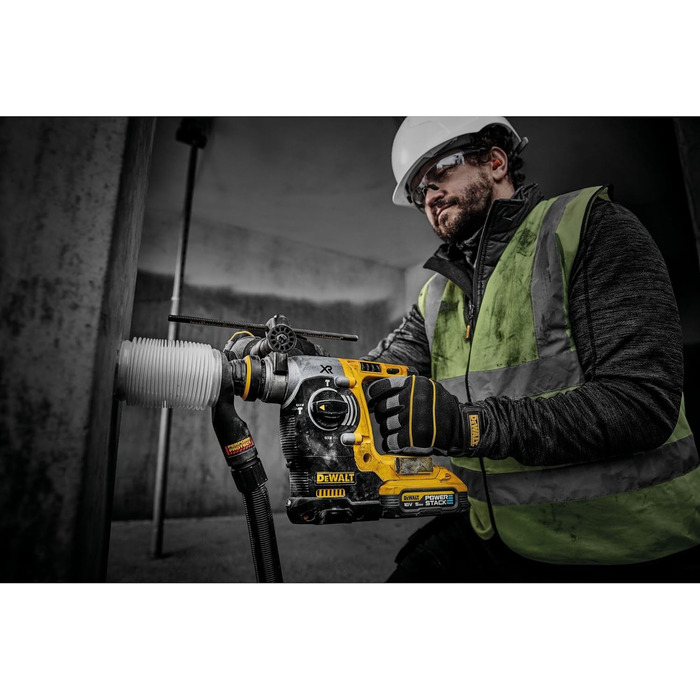 Акумуляторний комбінований ударний дриль-шуруповерт DEWALT SDS-plus XR DCH273NT (18 В, безщітковий, 24 мм, ідеально підходить для
