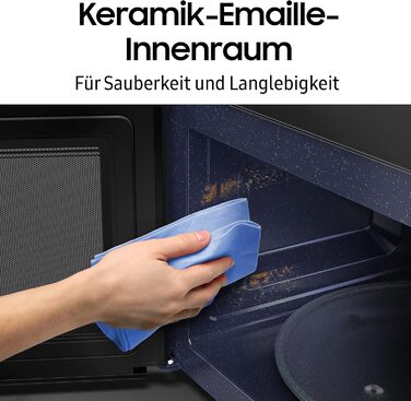 Мікрохвильова піч Samsung Bespoke Solo MS2GT5018AP/EG, 23 л, автоматичні програми для домашнього десерту, швидке розморожування, рожеве