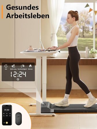 Бігова доріжка WalkingPad від KingSmith Z1, P1, A1 Pro, Z3 Hybrid Walking-Pad для дому/офісу, складна (залежно від моделі вантажопідйомність до 136 кг, швидкість 10 км/год усі моделі світлодіодний дисплей, застосунок, складання не потрібне) Z1 максимальна