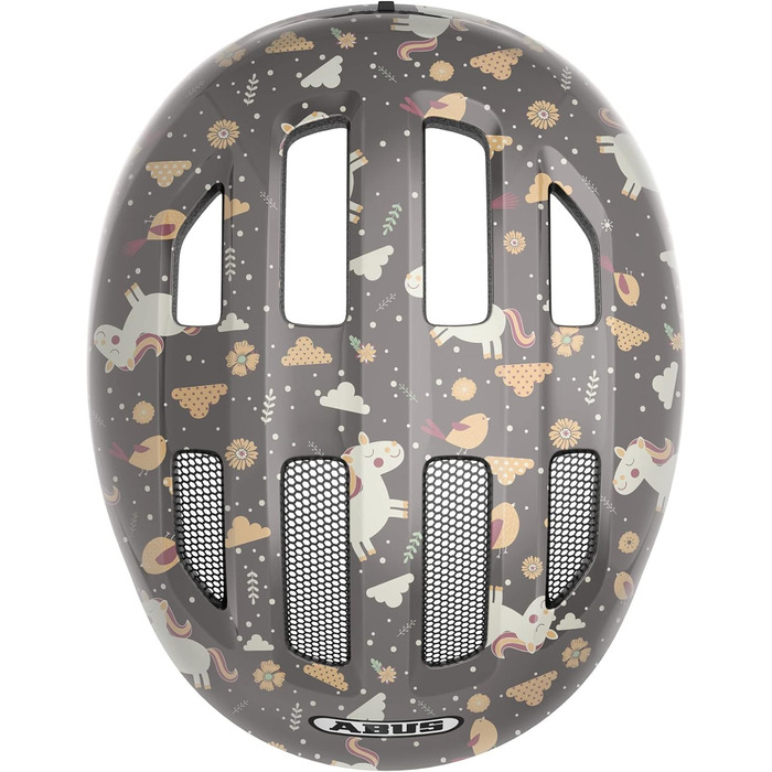 Дитячий шолом ABUS Smiley 3.0 - велосипедний шолом з низькою посадкою, зручним для дитини дизайном та місцем для косички - для дів