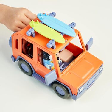 Сімейний автомобіль 4 x 4, включаючи Папу Бандита висотою приблизно 8 см і 2 дошки для серфінгу, як на телебаченні, для дітей віком від 3 років, BLY03000, різнокольоровий