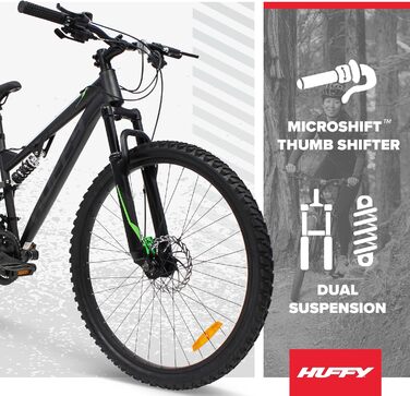 Гірський велосипед Huffy Marker 26&39 - Schwarz 21-Gang Shimano