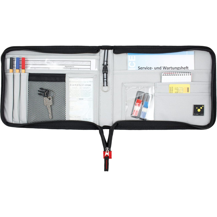 Папка-журнал tee-uu TOUR Organizer - формат DIN A5 альбомної форми (червона)