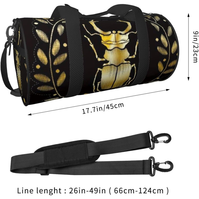 Дорожня сумка-циліндр з квітковим візерунком, спортивна сумка для чоловіків та жінок, сумка-мішок, спортивна сумка