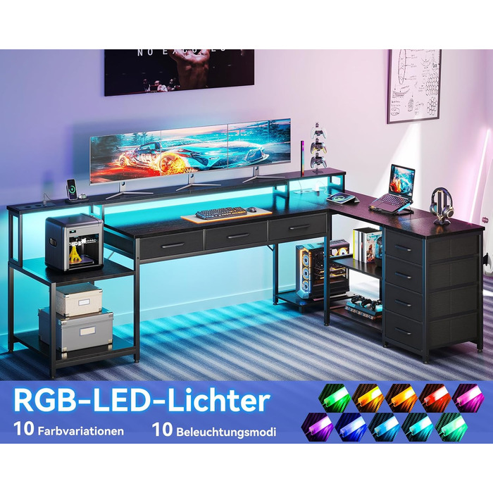 Ігровий стіл Coleshome, 199,5 x 145,5 см, метал / дерево / тканина, чорний