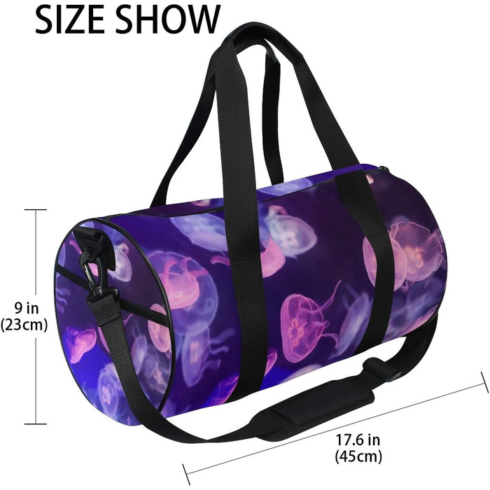 Спортивна сумка Lila Quallen з міцного парусину, дорожня сумка, сумка на вихідні, жіноча та чоловіча сумка для спорту та подорожей