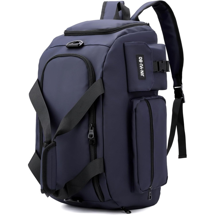 Спортивна сумка для чоловіків та жінок, дорожня сумка 32 л з відділенням для взуття, відділенням для вологи, тренувальна сумка з рюкзаком, дорожня сумка для вихідних, сумка для ручної поклажі, сумка для плавання для спорту, для подорожей, для спортзалу, с