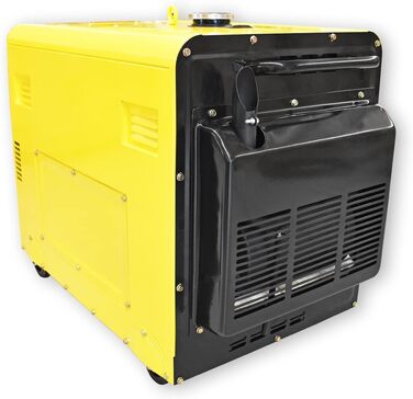 Дизельний генератор BAMATO BGE-5000D Технологія AVR 5000 Вт Електричний стартер 4-тактний дизельний двигун 7,9 к.с. Підключення 400 В, два підключення 230 В та один роз&39єм 12 В постійного струму