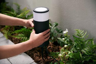 Зовнішній світильник Philips Hue Calla (настінний/підлоговий), розширення, чорний