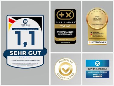 Велосипед Licorne Bike Premium Touring Trekking, 28-дюймова алюмінієва рама з дисковими гальмами, підходить для хлопчиків, дівчаток, жінок та чоловіків