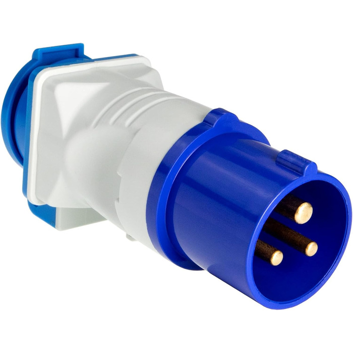 Кратний адаптер CEE на Schuko, 230 В 16 А для кемпінгу та автофургонів, 3-