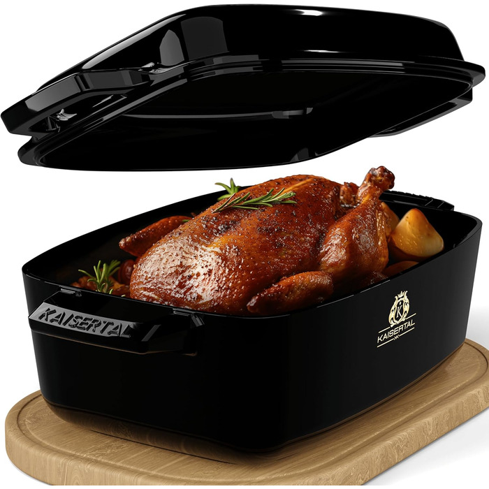 Чавунна жаровня з кришкою - емальована каструля бл. 10л - чавунна каструля овальна - 8,6кг жаровня з кришкою індукційна - каструля