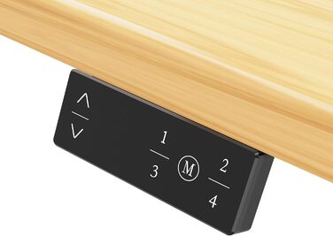 Стіл з електричним регулюванням висоти, функцією пам&39яті, регульованим захистом від зіткнень та плавним пуском/зупинкою для використання вдома (білий) White Max 1, 1