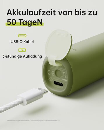 Електрична звукова зубна щітка з осциляціями та вібрацією для дорослих з додатком, 2 насадки (Зелена), (в упаковці)