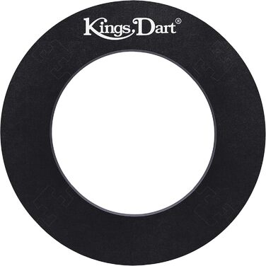 Професійний набір дротиків Kings Dart Високоякісна мішень для дротиків із сизалевої сталі окантовка дротиків Тонка рамка поля для дротиків у формі павутини Турнірна мішень для дротиків згідно зі стандартом WDF Професійна якість (металеве кільце) Чорний