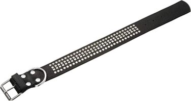 Ошийник Karlie Vintage з пряжками, 60 см x 50 мм, чорний