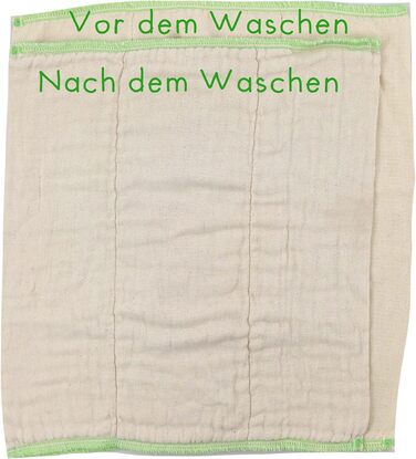 Органічні бавовняні підгузники avo cado розмір 2 - вміст 10 шт. - підходять до одного розміру штанів для тканинних підгузників - 1