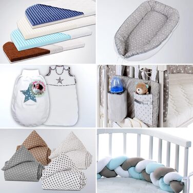 Приліжкове ліжечко Babybay Boxspring Comfort Plus, біле лаковане з матрацом Classic Cotton Soft, біле лаковане, 96Д x 56,5Ш x 96,5В см. З матрацом Classic Cotton Soft.