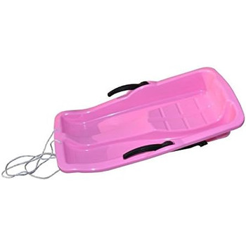 Невідомий боб-сани, сани, сніговий планер, гальма, включаючи мотузку, 4 кольори на вибір (рожевий)