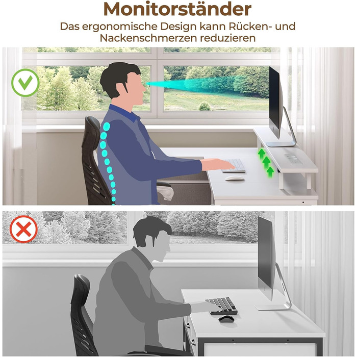 Семістний L-подібний комп&39ютерний стіл з 4 шухлядами та полицями, ігровий стіл зі світлодіодним освітленням та розетками, ігровий стіл з підставкою для монітора для домашнього офісу, спальні, вітальні (білий, 140 см) Білий 140 см