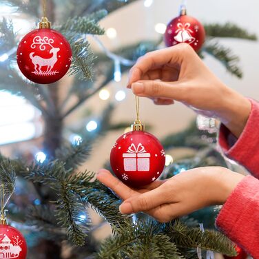 Набір із 16 різдвяних кульок Amteker