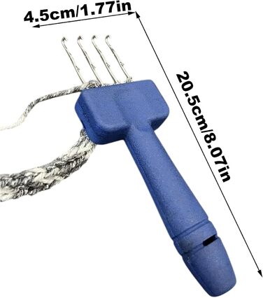 Інструмент Cordy Icord Maker, гачок-засувка, інструмент Cordy Icord 3 Crochet Cable Knitting Tool, приладдя для вязання, інструмент для вязання гачком для проектів із вязанням або обробкою країв