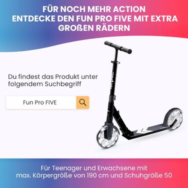 Самокат преміум-класу fun pro, дитячі самокати від дилера в Гамбурзі, самокати для дітей 6-18 років - самокат, самокат, міський са