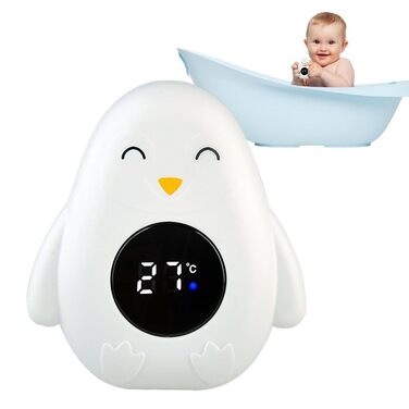 Термометр для дитячої ванни плаваючий цифровий вимірювач температури води та дитячої ванни Тестер температури на дисплеї, безпека,