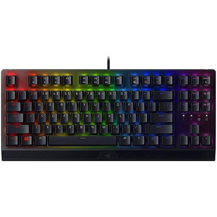 Американська розкладка QWERTY Американська розкладка BlackWidow V3 TKL Зелений клавішний перемикач, 3 Tenkeyless -