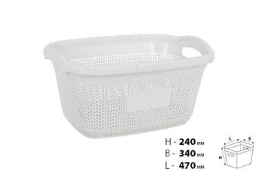 Кошик для білизни VIOLET HOUSE WHITE Віолетта (6481528)