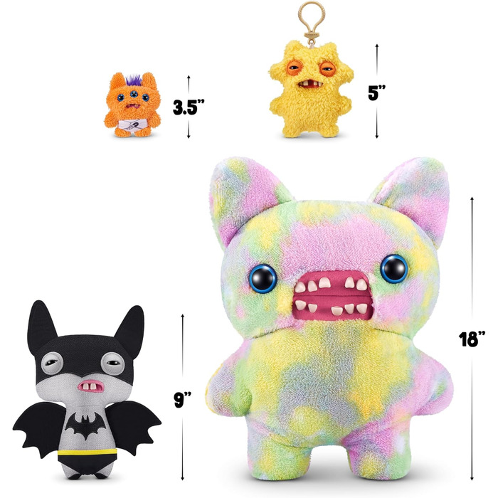 Плюшева іграшка FUGGLER x DC, Бетмен, 23 см