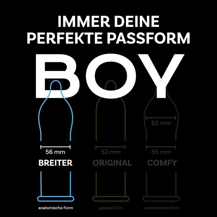 Презервативи BILLY BOY Big Mix, 200 шт. 56 мм Мікс презервативів широкого крою Різні кольори (2 x 100 шт. )