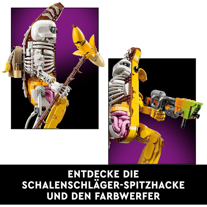 Колекційний конструктор LEGO Fortnite 77072, Фігурка Кістяного Шалі, 1414 деталей