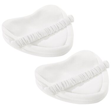 Змінні накладки на подушки для ніг, Тільки накладки на подушки для колін Наволочка для подушки для колін у формі серця, Синьо-білий/Розкішний сад 2 шт., 2 шт.