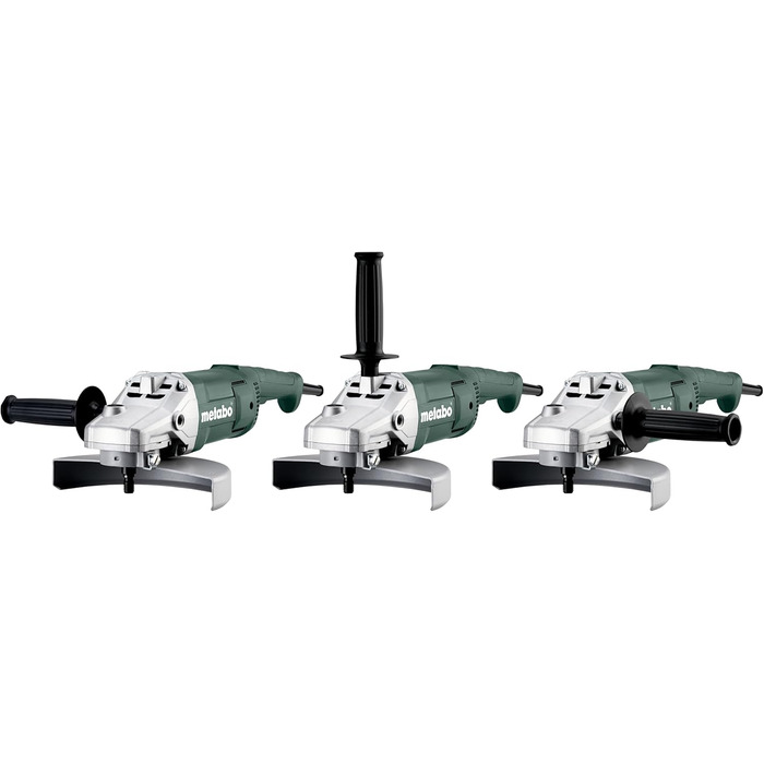 Кутова шліфувальна машина Metabo WE 2200-230 - 606437000 - Для точного шліфування та різання - Потужність 2200 Вт, диск Ø 230 мм