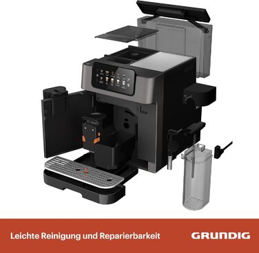 Кавомашина GRUNDIG KVA 7230, 10 видів напоїв, 19 бар