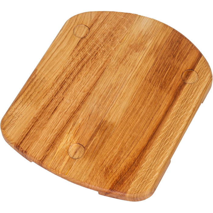 Розсувна дошка MB Manufaktura Barel для Thermomix TM6 TM5 Дошка для Thermomix виготовлена з деревини дуба без зусиль переміщення без пошкодження ваг - стійка підставка за рахунок гасіння вібрації Преміум - Дуб