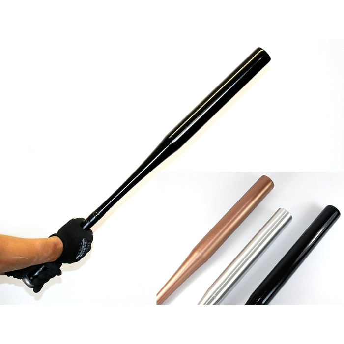 Бейсбольна бита -K&B Vertrieb- Бейсбольна бита Wooden Baseball Bat Wooden Bat Bat 569 ( алюмінієвий чорний)