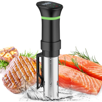 Плита Sous Vide Stick з сенсорним РК-дисплеєм Занурювальний термостат Таймер Sous-Vide 1000 Вт для контейнерів до 20 л 25-92.5C Повільна плита 360 Прецизійна каструля Циркуляція занурення